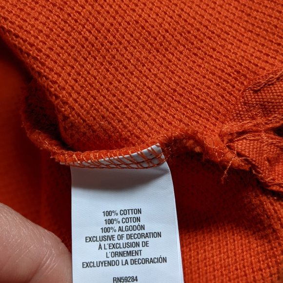 [KIDS 2/$20] NWT Baby Boy (18M) - CHILDREN'S PLACE Orange Pique Polo - Picture 5 of 5